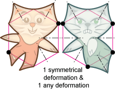 non-periodic cats tessellation