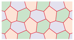 pavage hexagones divisés 5