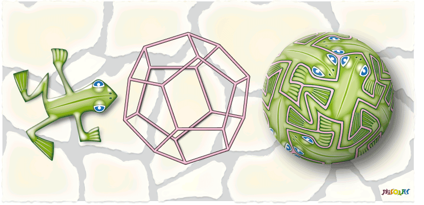 frog & dodecahedron tessellation