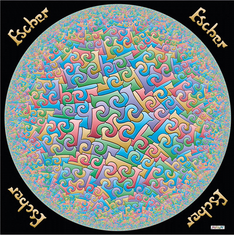 hyperbolic tessellation Poincaré Escher