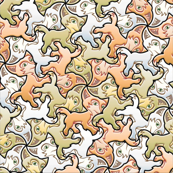 fox cub tessellation