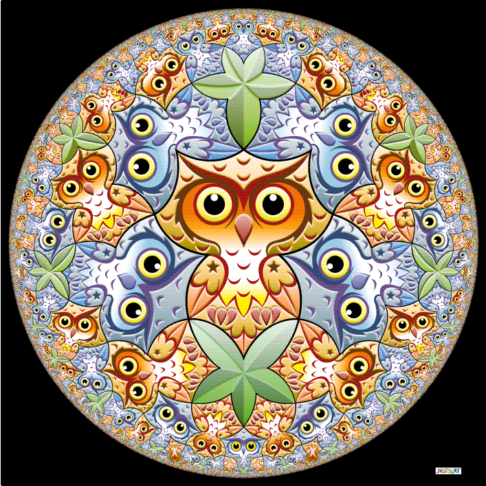 hyperbolic tessellation Nicolas escher