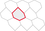 pavage hexagone 2 côtés opposés