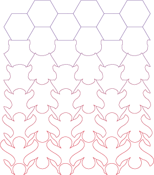 hexa chick tessellation