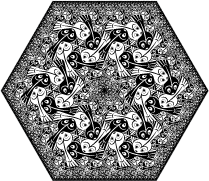 hexagonal double limit tessellation