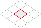 rhomb tessellation