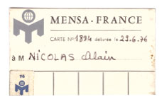 carte Mensa