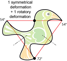 non-periodic pentagonal birds