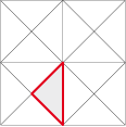 pavage triangla rectangle isocèle